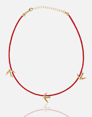 Golden Swallow Necklace - Aquadan.co